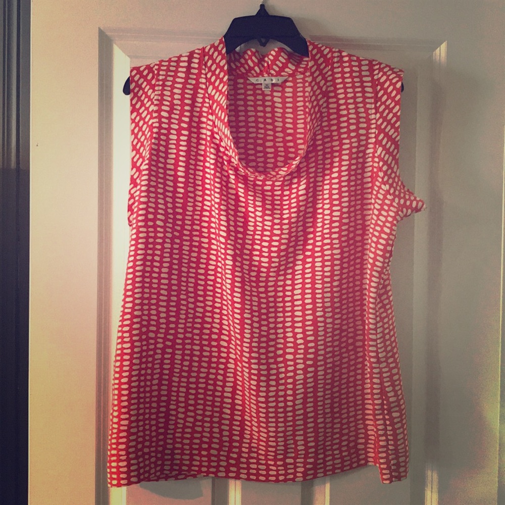 CAbi Dotted blouse